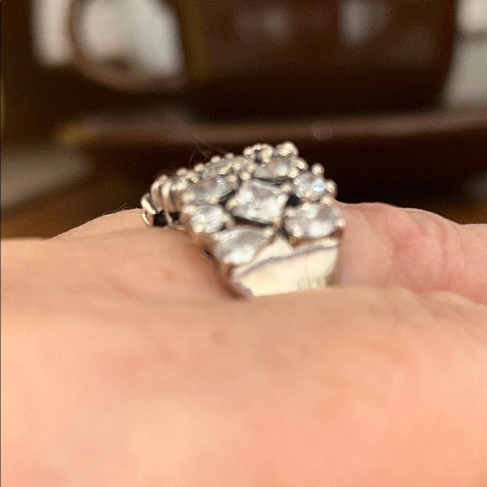 Silpada Silver Diamond-Patterned Ring - image 6